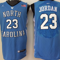 Men's North Carolina Tar Heels Michael Jordan #23 Blue Game Jersey