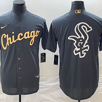 Men's Chicago White Sox Dark Gray Replica Team Jersey1