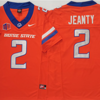 Men's Boise State Broncos Ashton Jeanty #2 Orange Player Game Jersey