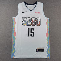Men's Denver Nuggets Nikola Jokic #15 White 2024/25 Swingman Player Jersey1 - City Edition