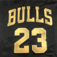 Men's Chicago Bulls Michael Jordan 1997-98 Black Hardwood Classics Swingman Jersey1
