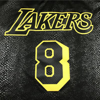 Men's Los Angeles Lakers Kobe Bryant #8 Black Swingman Player Jersey1