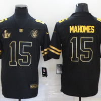 Patrick Mahomes #15 Kansas City Chiefs Black Game Jersey - JerseysFreak