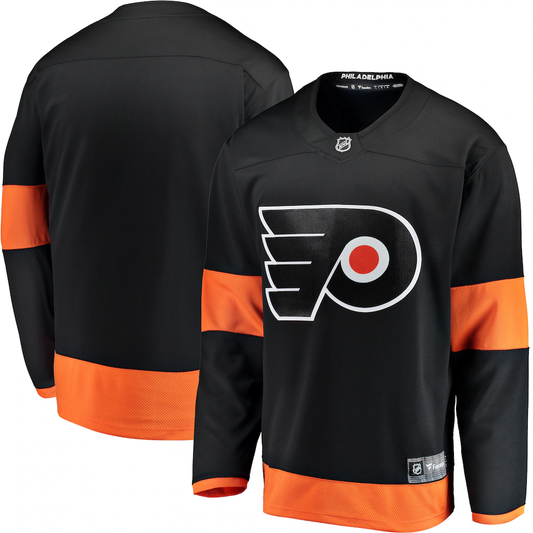 Men's Philadelphia Flyers Fanatics Black Blank Jersey