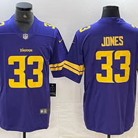 Men's Minnesota Vikings Aaron Jones #33 Purple Vapor F.U.S.E. Limited Jersey1
