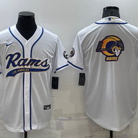 Men's Los Angeles Rams White Game Jersey1
