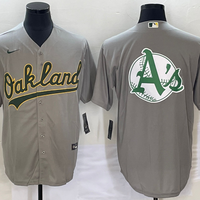 Men's Oakland Athletics Gray Replica Team Jersey1