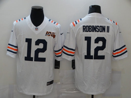 Men's Chicago Bears Allen Robinson II #12 White Game Jersey1