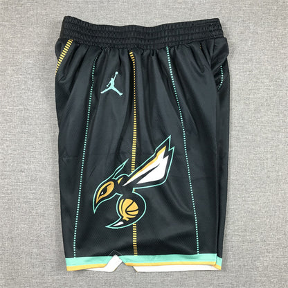 Men's Charlotte Hornets Black 2022/23 Basketball Shorts11 City Edition
