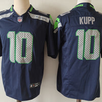 Men's Seattle Seahawks Cooper Kupp #10 College Navy Team Game Jersey