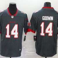 Men's Tampa Bay Buccaneers Chris Godwin #14 Gray Game Jersey1