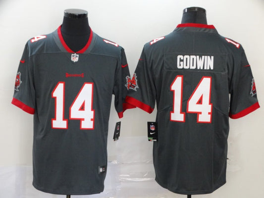 Men's Tampa Bay Buccaneers Chris Godwin #14 Gray Game Jersey1