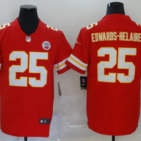 Men's Kansas City Chiefs Clyde Edwards-Helaire #25 Red Legend Jersey1