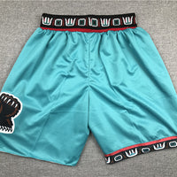 Men's Memphis Grizzlies Turquoise Hardwood Classics Basketball Shorts1