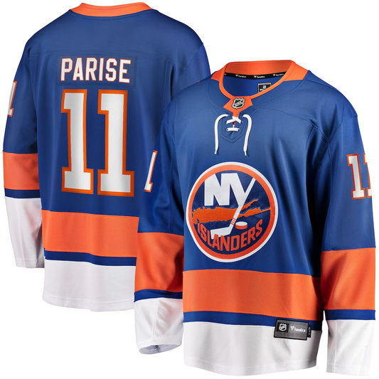 Men's New York Islanders Zach Parise #11 Royal Player Game Jersey1