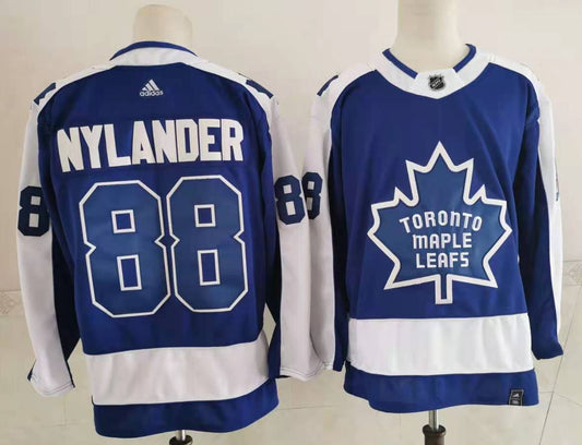 Men's Toronto Maple Leafs William Nylander #88 Blue Player Jersey1