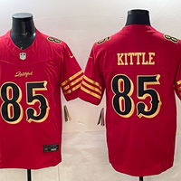 Men's San Francisco 49ers George Kittle #85 Red 2025 Rivalries Collection Game Jersey
