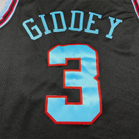 Men's Chicago Bulls Josh Giddey #3 Black 2025/26 Swingman Jersey - City Edition