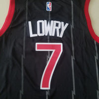 Men's Toronto Raptors Kyle Lowry Black 2020/21 Swingman Jersey1
