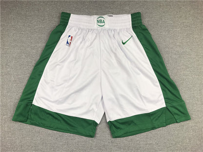 Men's Boston Celtics White/Green City Edition Basketball Shorts1