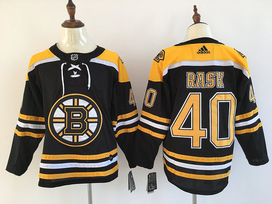 Men's Boston Bruins Tuukka Rask #40 Black Player Game Jersey1