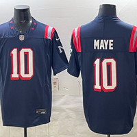 Men's New England Patriots Drake Maye #10 Navy 2025 Rivalries Collection Limited Jersey