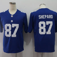 Men's New York Giants Sterling Shepard #87 Blue Game Player Jersey1