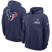 Men's Houston Texans Utility Player Sideline NFL Full-Zip Hoodie