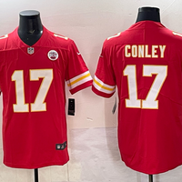 Men's Kansas City Chiefs Chris Conley #17 Red Game Player Jersey