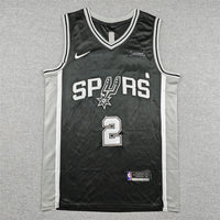 Men's San Antonio Spurs Dylan Harper #2 Black Swingman Jersey - Icon Edition