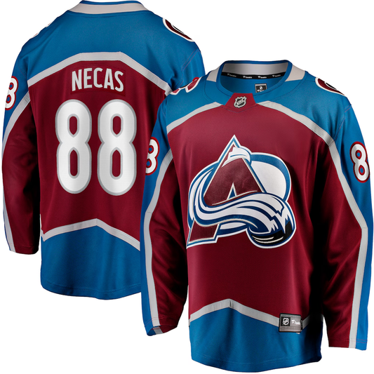 Men's Colorado Avalanche Martin Necas #88 Fanatics Burgundy Breakaway Player Jersey
