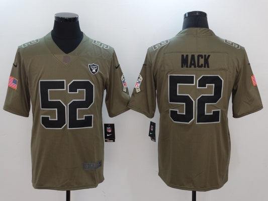 Men's Las Vegas Raiders Khalil Mack #52 Brown Game Jersey1