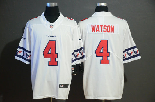 Men's Houston Texans Deshaun Watson #4 White Game Jersey1