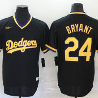 Men's Los Angeles Dodgers Kris Bryant #24 Black Stitched Jersey1