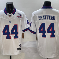 Men's New York Giants Cam Skattebo #44 White Game Player Jersey