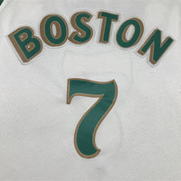 Men's Boston Celtics Jaylen Brown #7 White 2023/24 Swingman Jersey1 - City Edition