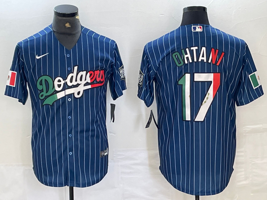 Men's Los Angeles Dodgers Shohei Ohtani Royal Game Jersey1