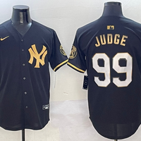 Men's New York Yankees Aaron Judge #99 Black Player Game Jersey1