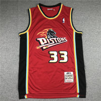 Grant Hill Detroit Pistons 1998-99 Red Hardwood Classics Swingman Jersey - JerseysFreak