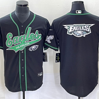 Men's Philadelphia Eagles Black Game Jersey1
