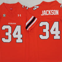 Men's Auburn Tigers Bo Jackson #34 Orange Player Jersey
