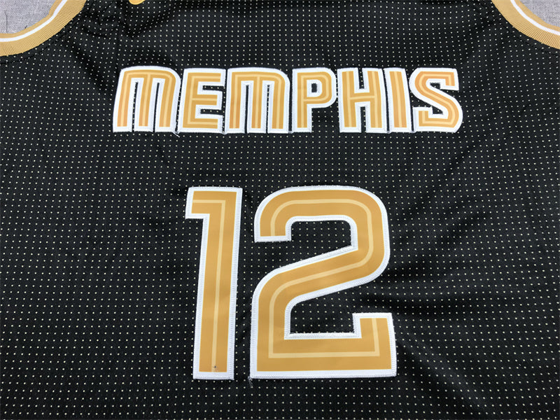 Men's Memphis Grizzlies Ja Morant #12 Black Select Series Swingman Jersey1