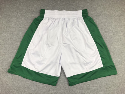 Men's Boston Celtics White/Green City Edition Basketball Shorts1