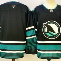 Men's San Jose Sharks Fanatics Black Blank Player Jersey