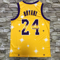 Men's Los Angeles Lakers Kobe Bryant Yellow Hardwood Classics Player Jersey1