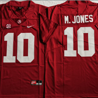 Men's Alabama Crimson Tide Mac Jones #10 Crimson Player Game Jersey