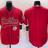 Men's Boston Red Sox Red Blank Jersey1
