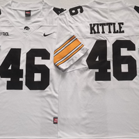 Men's Iowa Hawkeyes George Kittle #46 White Team Player Game Jersey
