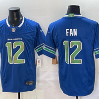 Men's Seattle Seahawks 12s #12 Royal Player Game Jersey