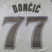 Men's Dallas Mavericks Luka Doncic #77 White 2024/25 Swingman Player Jersey1 - City Edition